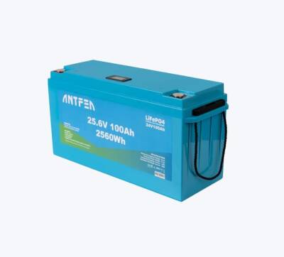 Antfea 25.6V 100Ah ABS Lityum Akü Akıllı Ekran LiFePo4 - Antfea