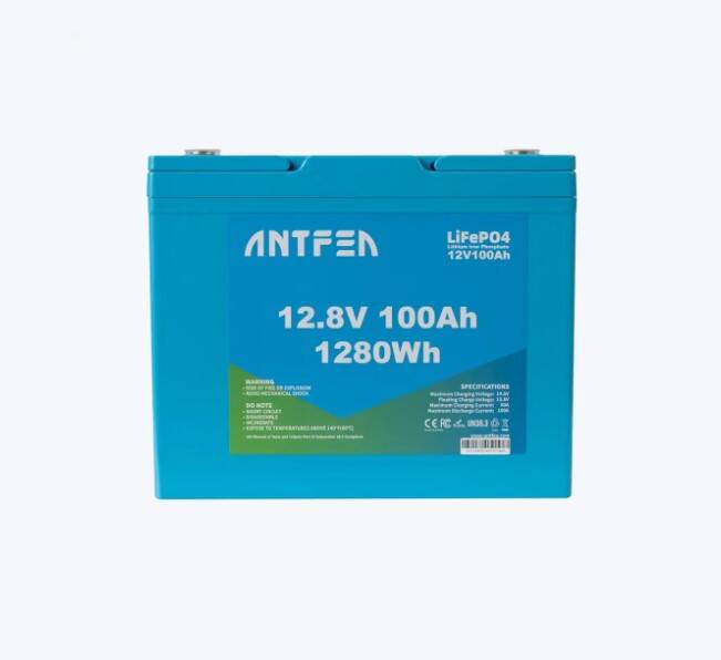 Antfea 12.8V 100Ah ABS Lityum Akü Akıllı Ekran LiFePo4 - 3