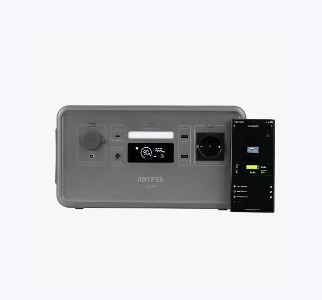 Antfea S300 Taşınabilir Güç Sistemi Gri 300W Mini - 1