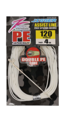 Jigger Double Core PE Assist Line White Assist İpi - PRO HUNTER