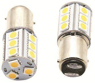 18 LED'Lİ AMPÜL ÇAPRAZ TIRNAK BEYAZ 9-30 V - 