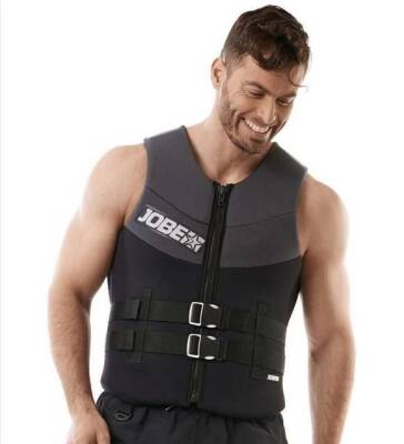 JOBE NEOPREN ERKEK CAN YELEĞİ SİYAH-GRİ - 2