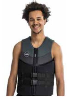 JOBE NEOPREN ERKEK CAN YELEĞİ SİYAH-GRİ - 3