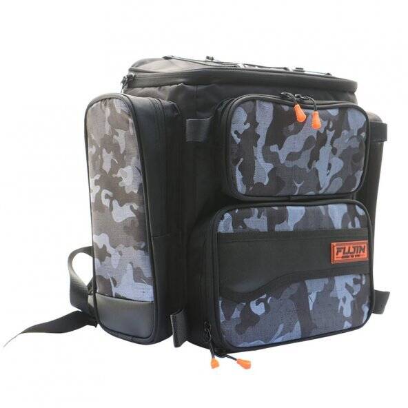 Fujin Black Camo Back Pack - Balıkçı Sırt Çantası - 1