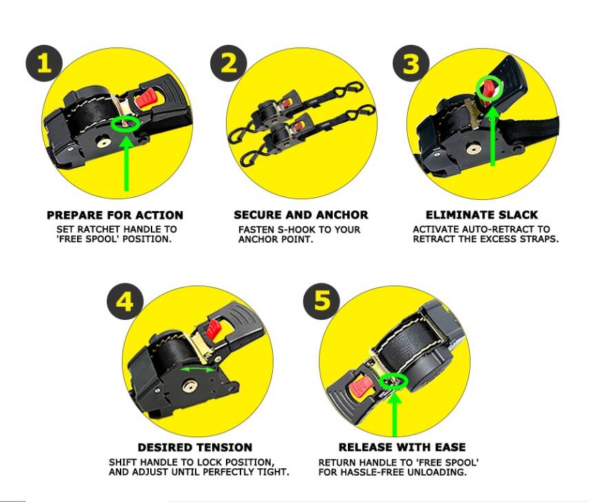 Otomatik Gergi Kayışı Sabitlenebilir (800kg) - 4