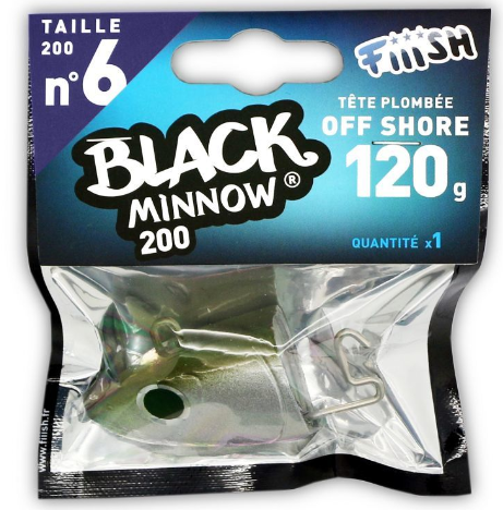 Fiiish Black Minnow BM200/6 BM040 120gr Kaki Jig Head - 1