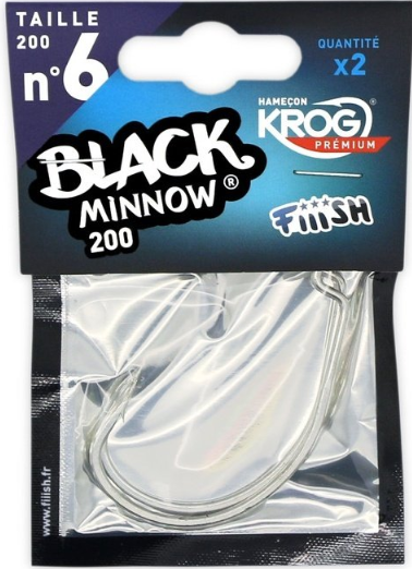 Fiiish Black Minnow BM200/6 BM1611 Offset Kanca - 1