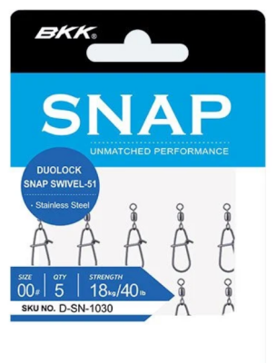 BKK Duolock Snap Swivel-51 Fırdöndü - BKK
