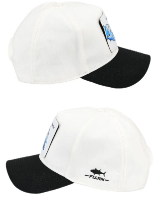 Fujin & Black Börk Baseball Beyaz Şapka - Fujin