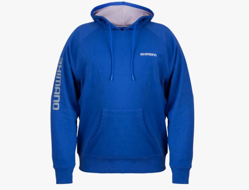 Shimano SHM Pull Over Hoodie Blue XL Kapüşonlu Sweatshirt - 1