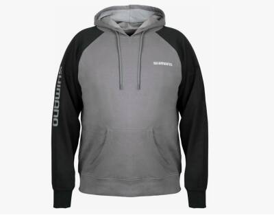 Shimano SHM Pull Over Hoodie Grey L Kapüşonlu Sweatshirt - SHIMANO