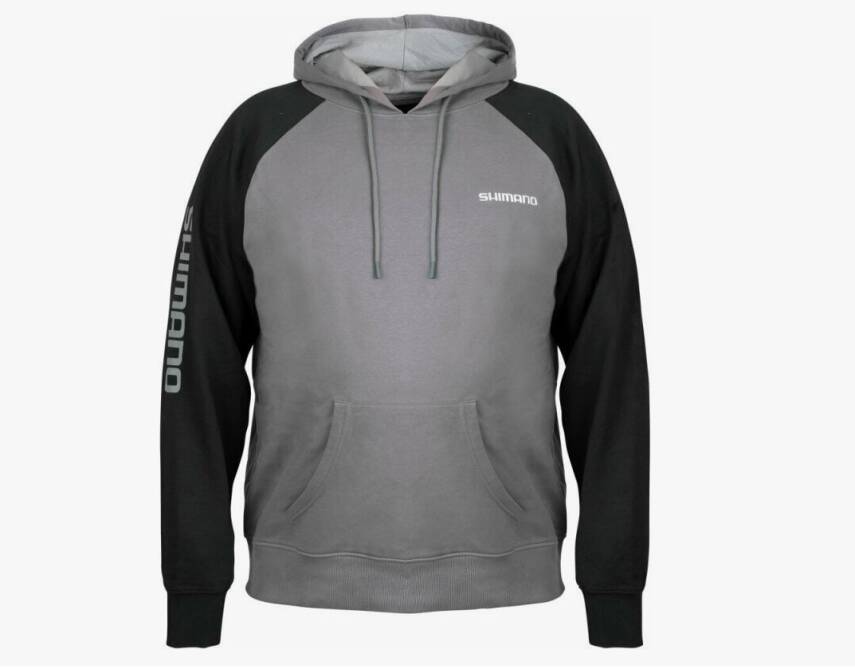 Shimano SHM Pull Over Hoodie Grey L Kapüşonlu Sweatshirt - 1