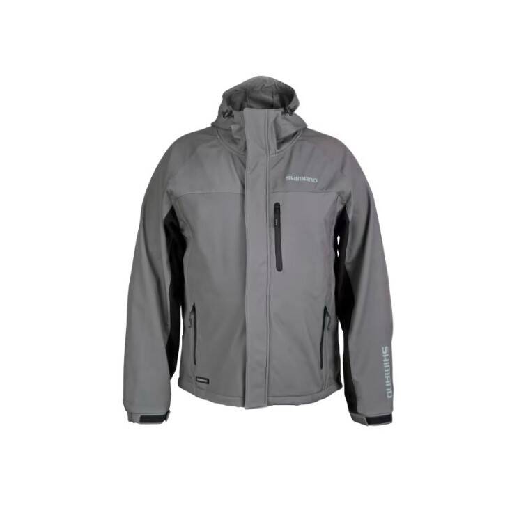 Shimano SHM Soft Shell Jacket Grey XL - 1