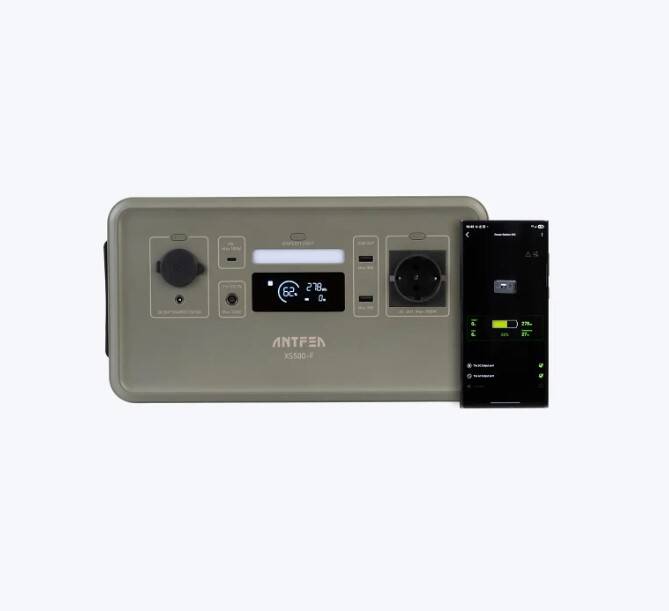 Antfea XS500F Taşınabilir Güç Sistemi - Yeşil 500W Mini - 3