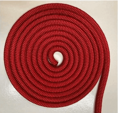 14 MM BATAR ÖRGÜLÜ HALAT PES(hs) - M - YELKEN HALAT - KIRMIZI - MOLHALAT