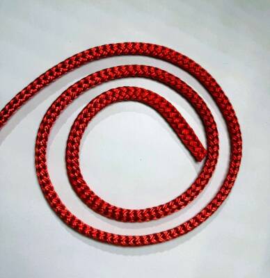 8 MM YASSI HALAT PES(hs) - M - USTURMACA HALAT - KIRMIZI - MOLHALAT