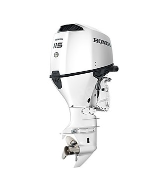 Honda BF 115 J XDU Beyaz Ekstra Uzun Şaft Marşlı Trimli Direksiyonlu Deniz Motoru - 1