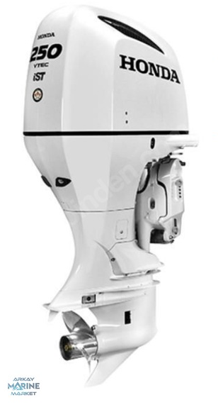 Honda BF 250D XDU Beyaz Ekstra Uzun Şaft Marşlı Trimli Direksiyonlu Deniz Motoru - 1