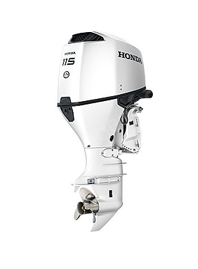 Honda BF 115 J XRU Beyaz Ekstra Uzun şaft Marşlı Trimli Direksiyonlu Deniz Motoru - 1