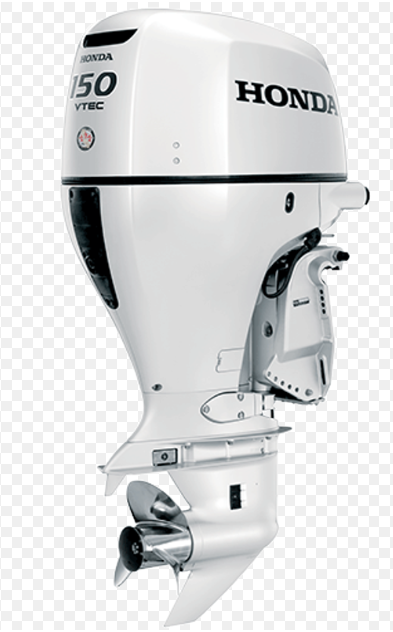 Honda BF 150D XRU Beyaz Ekstra Uzun Şaft Marşlı Trimli Direksiyonlu Deniz Motoru - 1