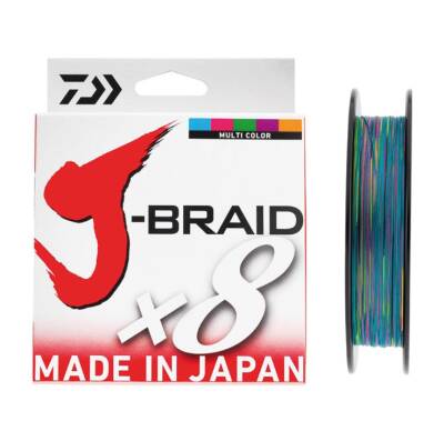 Daiwa Jbraid 8B 500 Mt 0,35 Mm Multi Color İp Misina - Daiwa