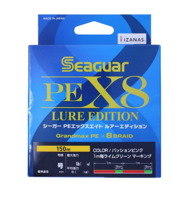 Seaguar Lure Edition x8 150 Mt Multi Color İp Misina - SEAGUAR