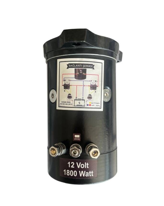 Öz Mercan 12V 1800W Beta Elektrikli Irgat Motoru - 1
