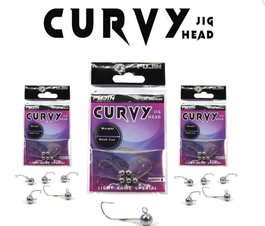 Fujin Curvy Jig Head 1.8gr - 1
