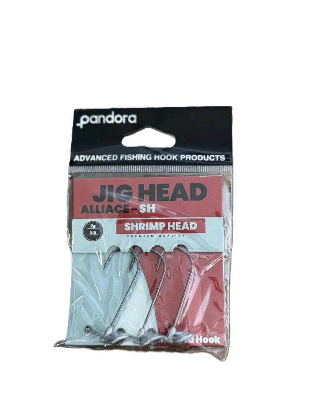 Pandora Alliace -Sh Shrimp Jig Head 3/0 İğne - 1