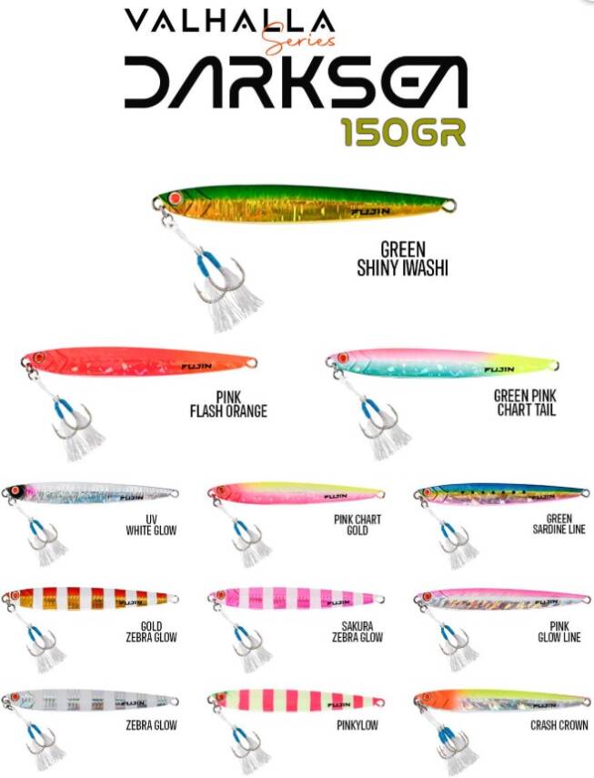 Fujin Valhalla Darksea 150gr Metal Jig Yem - 1