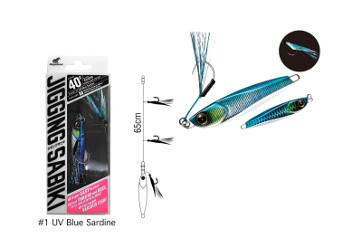 Hayabusa EX 450 Jigging Sabiki 40gr Light Jig Suni Yem - 2