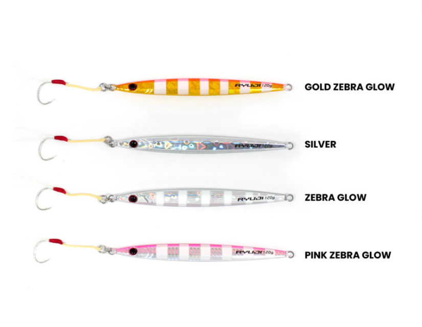 Ryuji Slim Jig Yem 120 gr Gold Zebra Glow - 1