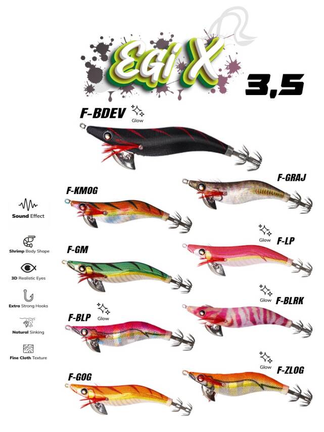 Fujin EgiX 3.5 19gr Kalamar Zokası - 1