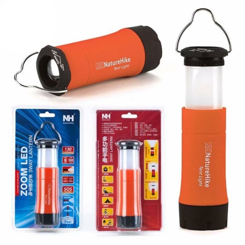 Naturehike 3IN1 MultiFonksiyonel LED Kamp Lambası - 1