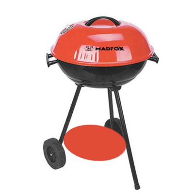 Madfox Cook Taşınabilir Kömür Barbekü Mangal.Kırmızı Siyah - Madfox