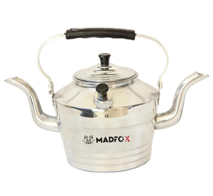 Madfox Çift Taraflı Alüminyum Çaydanlık N°22 Süzgeçli Demlik - 1