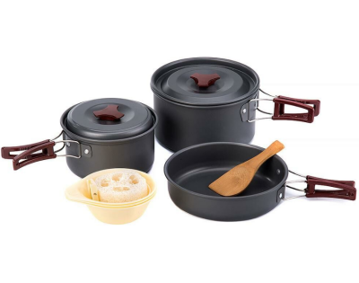 Naturehike 2-3 Kişilik Kamp Pişirme Seti - Naturehike