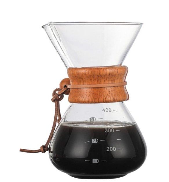 Filtre Kahve Cam Set 400 ML - 1