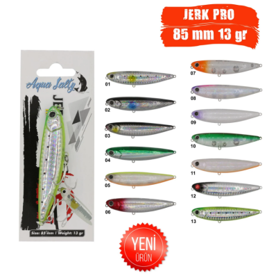 Aqua Salty Jerk Pro 8.5 cm/13g Maket Balık - 3