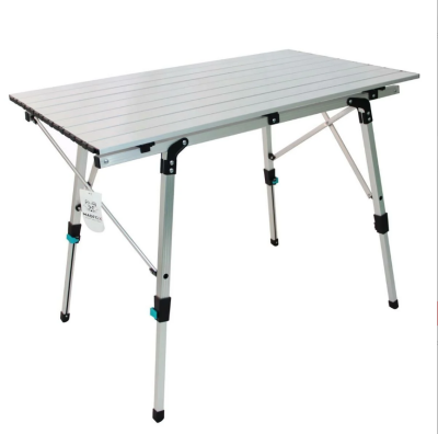 Madfox Moonlite Yükseklik Ayarlı Katlanır Kamp Masası-Silver - MADFOX
