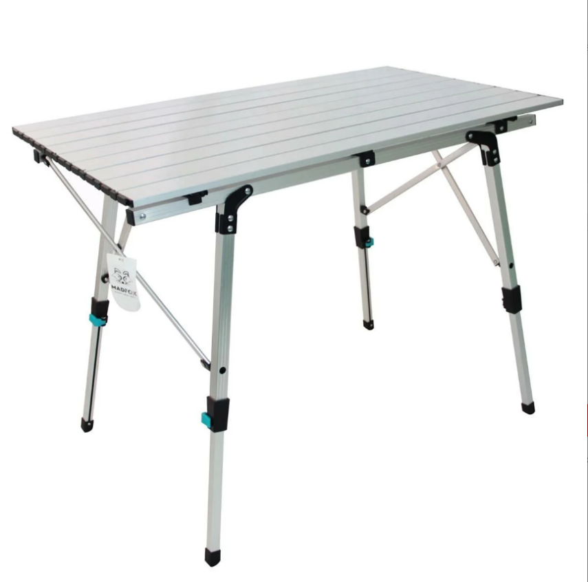 Madfox Moonlite Yükseklik Ayarlı Katlanır Kamp Masası-Silver - 1