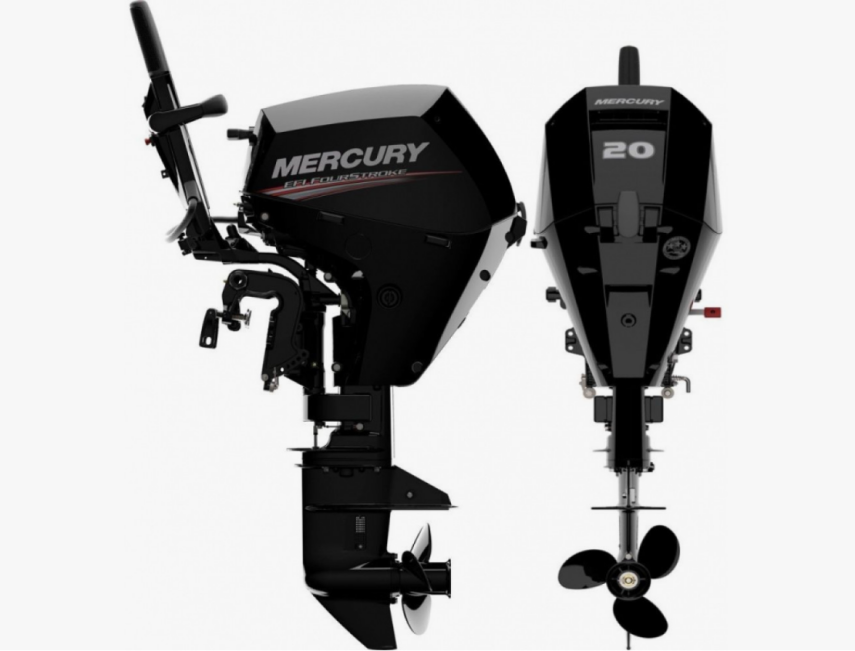 Mercury F 20 ELH PT EFI Manuel Marşlı Trimli Deniz Motoru - 1