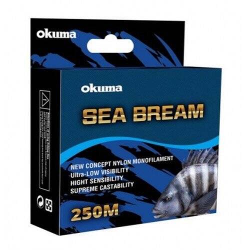 Okuma Sea Bream Nylon Clear Color 250m Misina - 1