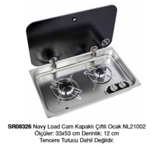 NAVY LOAD CAM KAPAKLI ÇİFTLİ OCAK - 1