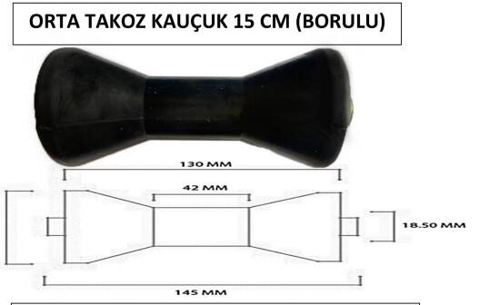 KAUÇUK ORTA TAKOZ BORULU - 1