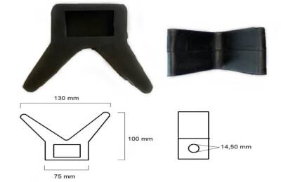 V BURUN TAKOZU KAUÇUK - 