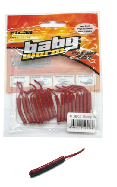 Fujin Baby Worm Fjbw01 5,2cm Floating - 2