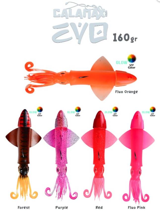Fujin Calamax EVO 160gr Combo Squid Silikon Yem - 1