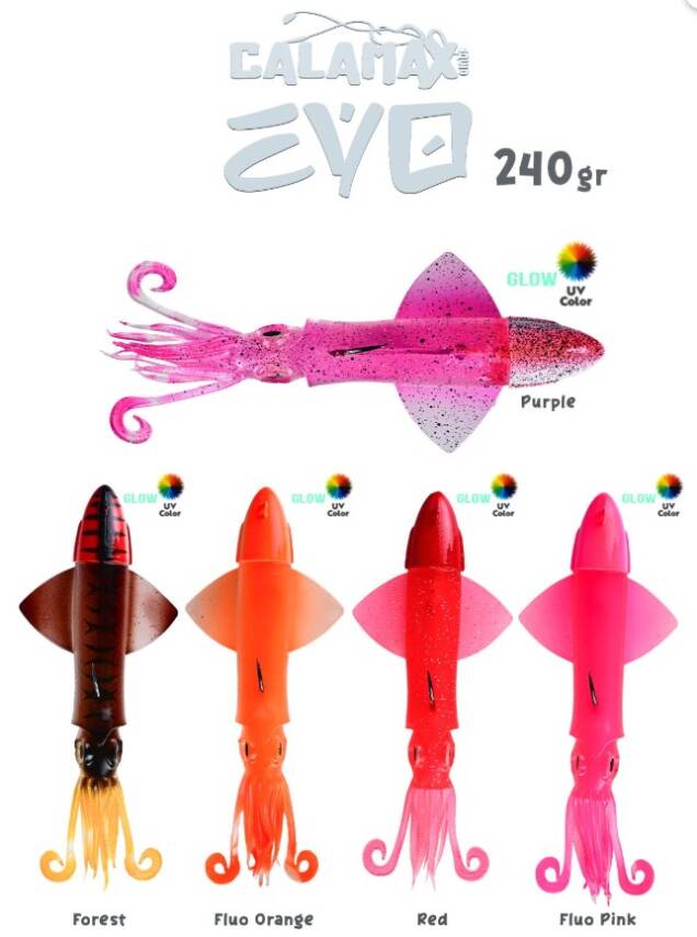 Fujin Calamax EVO 240gr Combo Squid Silikon Yem - 7