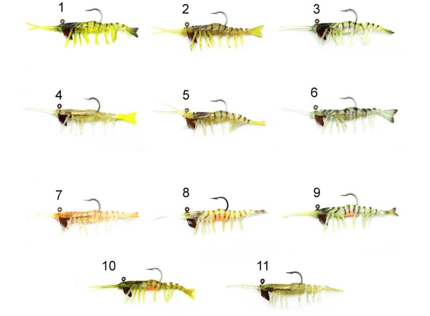 Captain 3049 Magic Shrimp 3D 76mm 5.5gr Silikon Karides Yem - 1